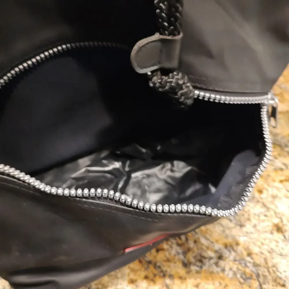 Hugo Boss Black Backpack Bag with Red Logo ID HUGO